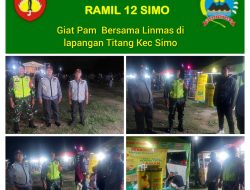 Babinsa Simo Turun Langsung Amankan Pasar Takjil, Warga Nyaman Berburu Menu Berbuka
