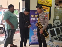 Polantas Menyapa di Samsat Timur, Warga Diimbau Tertib Berlalu Lintas